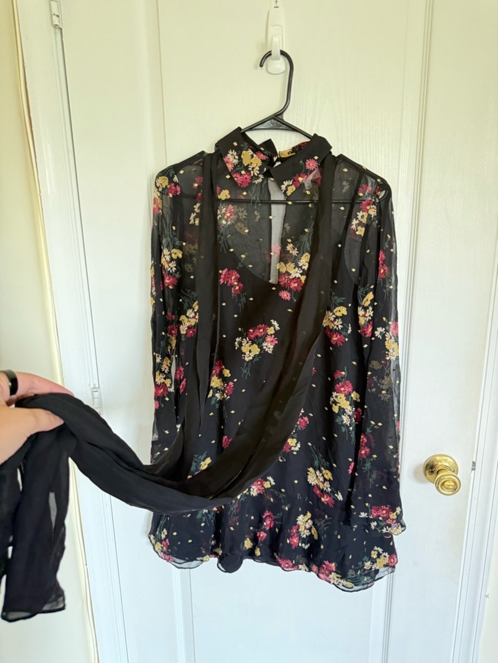 Cinq a Sept Stevie Gilded Daisy Sheer Mini Dress - Picture 5 of 8